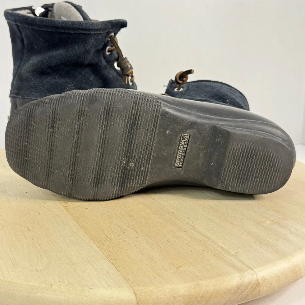 SPERRY Women's Shoes Top-Sider Saltwater Duck Boots Waterproof Outdoor Size 7
